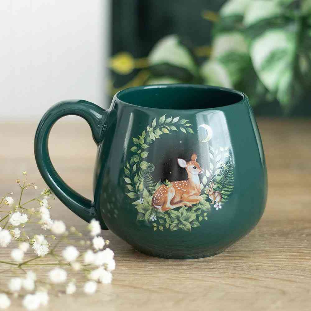 Something Different - Green Fawn Rounded Mok/beker - Groen